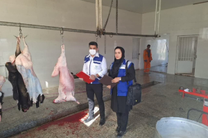 " بازدید مشترک واحد مهندسی بهداشت محیط شبکه بهداشت و درمان شهرستان هرند و واحد دامپزشکی "