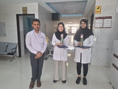 " خانم دکتر قاسمی و خانم دکتر کاشی مرکز جاکع سلامت اسلام آباد "