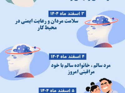 " هفته سلامت مردان از یکم تا هفتم اسفند ماه "