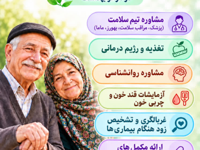 " خدمات سلامت ویژه سالمندان "