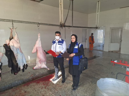 " بازدید مشترک واحد مهندسی بهداشت محیط شبکه بهداشت و درمان شهرستان هرند و واحد دامپزشکی "