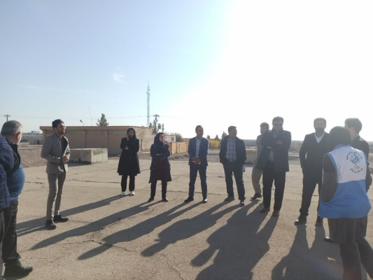 ⭕️گزارش بازدید میدانی مشترک از مخزن آب شهرستان هرند ۱۴۰۴/۰۸/۱۸