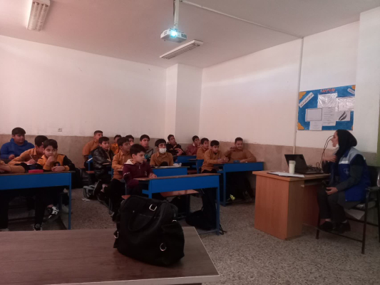 " مهندس احسانی در مدارس "