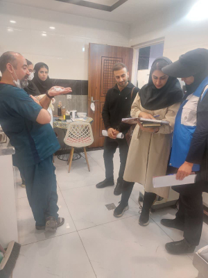⭕️انجام بازدیدهای نظارتی تیمی از مراکز ارائه خدمات سلامت