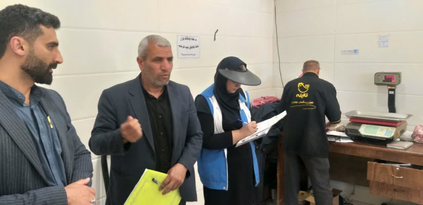 " گشت  مشترک بازرسی توسط نماینده محترم فرمانداری، بازرسان جهادکشاورزی و شبکه بهداشت "