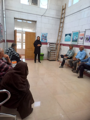 گزارش فعالیت آموزش بهداشت حرفه‌ای و انجام معاینات طب کار کشاورزان روستای هاشم‌آباد