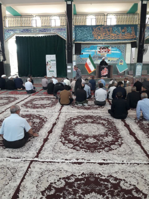⭕️ترویج فرهنگ تغذیه با شیر مادر در نماز جمعه شهرستان هرند
