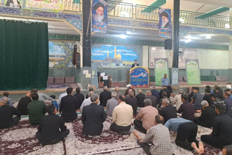 " ⭕️ برپایی میز خدمت ترویج تغذیه با شیر مادر در نماز جمعه شهرستان "