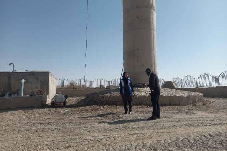 " گزارش بازدید مشترک سازمان آبفا و واحد مهندسی بهداشت محیط از فرآیند شست‌وشوی مخزن آب پاجیک‌آباد "