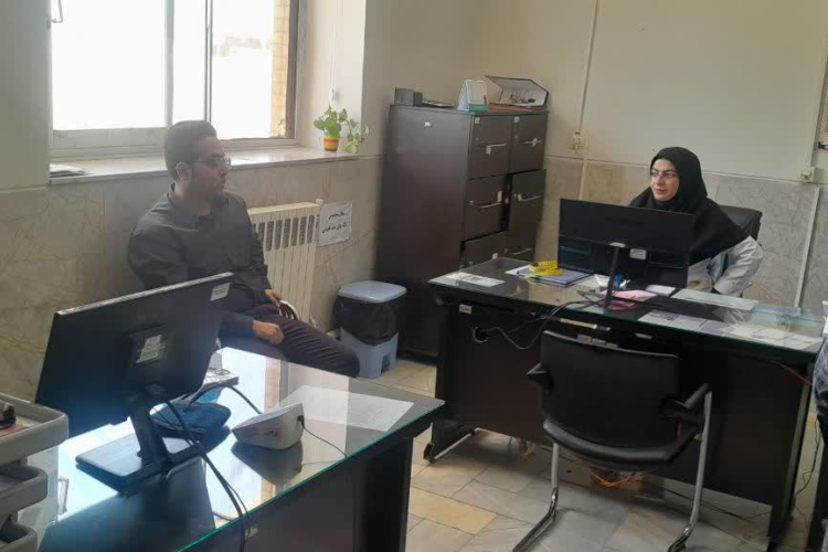 " بازدید مدیر شبکه از مرکز جامع سلامت اژیه "