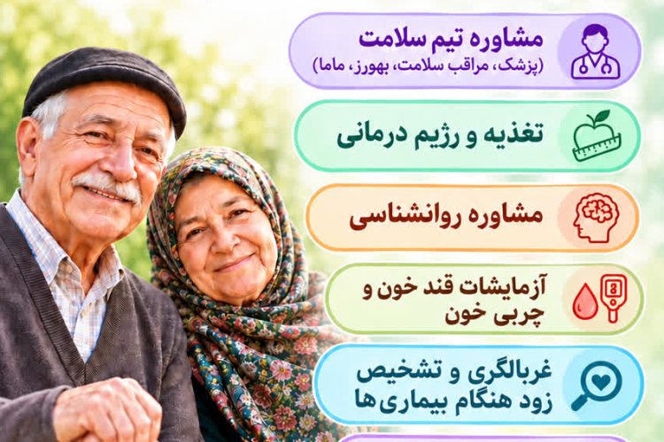 " خدمات سلامت ویژه سالمندان "