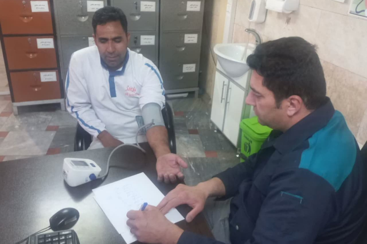 " ⭕️ گزارش برنامه اندازه‌گیری فشار خون در کارخانه نگین عسل به مناسبت روز جهانی فشار خون "