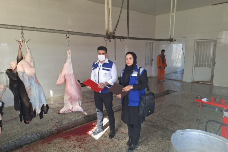 " بازدید مشترک واحد مهندسی بهداشت محیط شبکه بهداشت و درمان شهرستان هرند و واحد دامپزشکی "