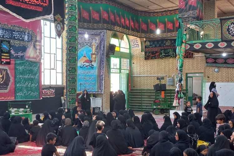 برگزاری جلسه آموزشی به مناسبت مراسم شیرخوارگان حسینی در حسینیه  هاشم آباد