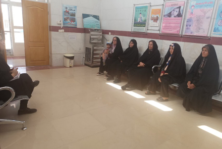 " حضور سرکار خانم ناظمی کارشناس سلامت روان "