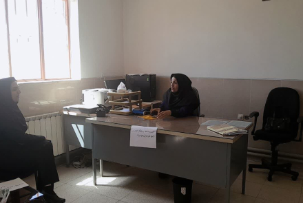" حضور خانم محسنی در مدارس روستای گیشی به مناسبت هفته سلامت روان "