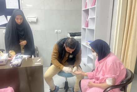 " غربالگری بیماران مرکز دیالیز شهر هرند "