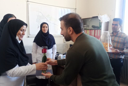 گرامی داشت روز رادیولوژی در مرکز جامع سلامت هرند "