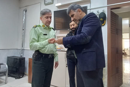 " حضور خانم احمدی و آقای نظام زاده در ادارات جهت آموزش و انجام تست HIV"