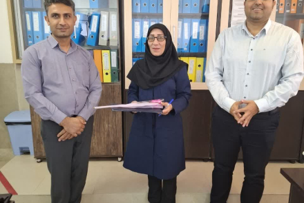 " سرکار خانم رحمانی سرپرست نابع انسانی " 