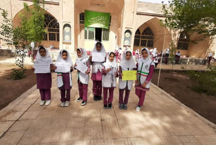 " آموزش های تغذیه در مدارس شهرستان هرند و مراکز توسط کارشناسان تغذیه در هفته سلامت "