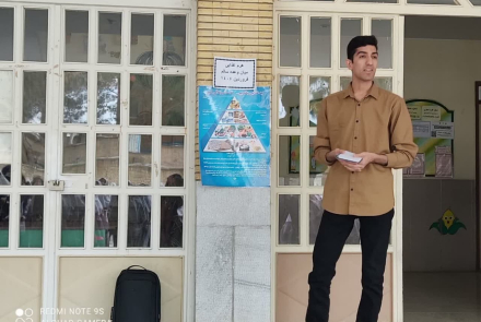 " آموزش های تغذیه در مدارس شهرستان هرند و مراکز توسط کارشناسان تغذیه در هفته سلامت "