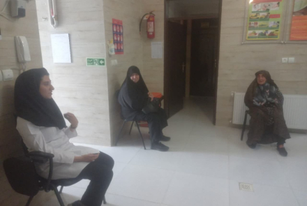 " اموزش های ماماهای شهرستان در هفته سلامت "