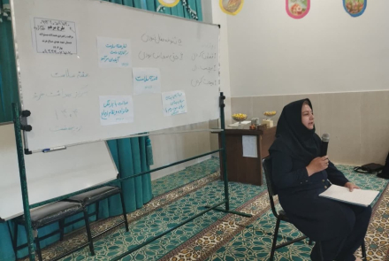 " اموزش های ماماهای شهرستان در هفته سلامت "