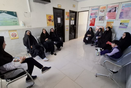 " اموزش های ماماهای شهرستان در هفته سلامت "