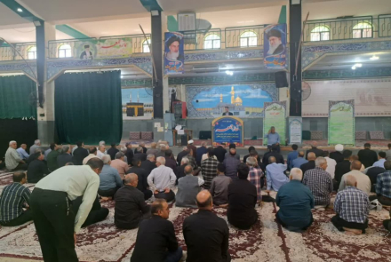 " ⭕️ برپایی میز خدمت ترویج تغذیه با شیر مادر در نماز جمعه شهرستان "
