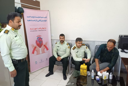"خانم احمدی و اقای دهقانی در کلانتری اژیه"