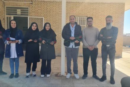 " تجلیل از مراقبین سلامت خانه بهداشت گیشی  "