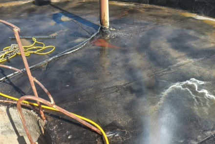 فرآیند شست‌وشوی مخزن آب پاجیک‌آباد