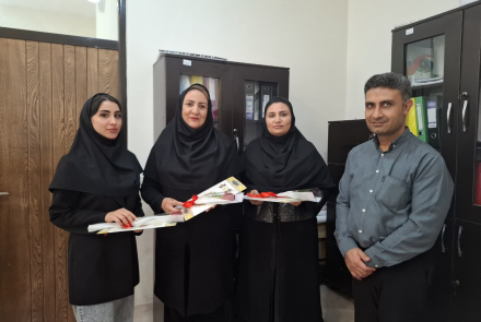 " تجلیل از همکاران محترم واحد سلامت خانواده و جوانی جمعیت "