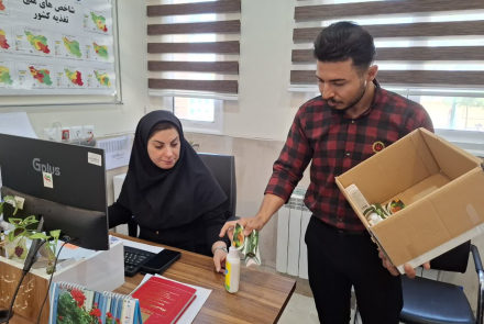 توزیع اقلام پیشگیری از بیماری سالک 