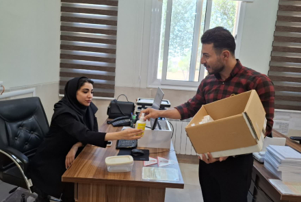 توزیع اقلام پیشگیری از بیماری سالک 