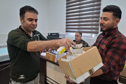 توزیع اقلام پیشگیری از بیماری سالک 