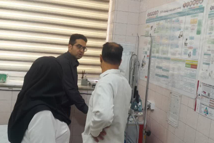 " بازدید مدیر شبکه از مرکز جامع سلامت اژیه "