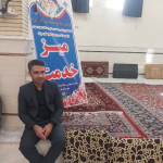 " حضور معاون محترم بهداشتی در نماز جمعه میز خدمت "