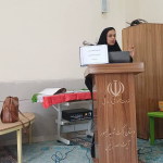 " خانم محسنی کارشناس مدارس و نوجوانان و جوانان "