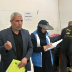 " گشت  مشترک بازرسی توسط نماینده محترم فرمانداری، بازرسان جهادکشاورزی و شبکه بهداشت "